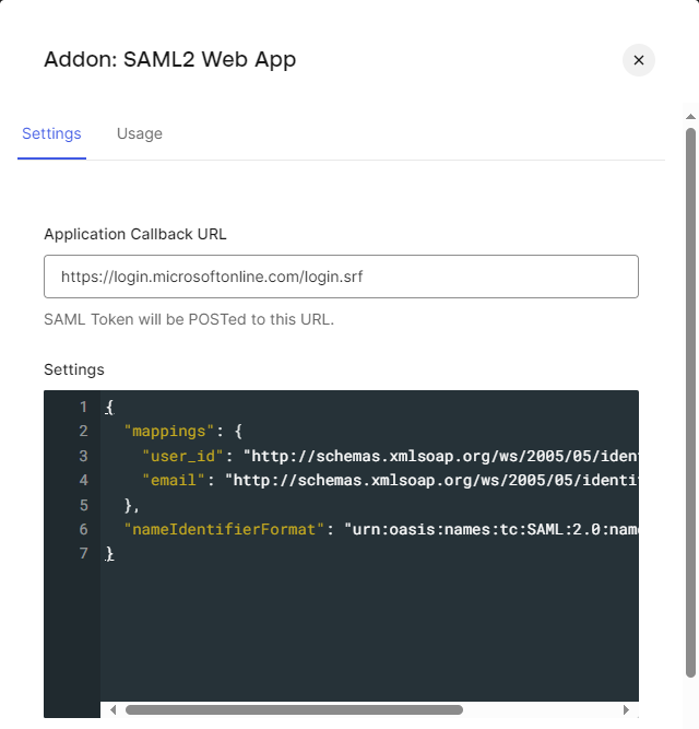 auth0-saml-settings
